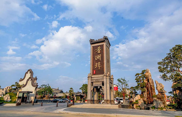 銅盟薈助力香洲埠，搭配中式四合院銅門